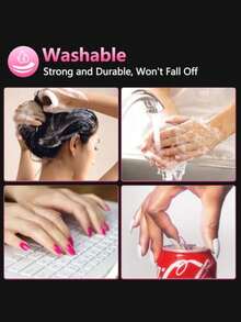 480pcs/360pcs/240pcs/120pcs New Jelly Gel Nail Stickers, Double-Sided Jelly Nail Stickers, UV Curing Nail Gel, Waterproof, Long-Lasting, Suitable For Wearing False Nails, Requires Curing - Clear - View 5