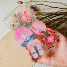 56PCS Pink Transparent Stickers, Vinyl Aesthetics Stickers For Scrapbooking, Diary, Laptop, Bumper, Skateboard, Water Bottle, Computer, Phone, Cartoon, Hard Hat, Car Stickers And Decals, Birthday Gifts, Back To School - Multicolor - View 5