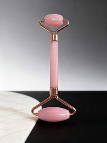 1/2 件粉色/绿色/白色面部按摩工具,滚轮按摩器双头推/心形刮痧美容按摩板,提拉紧致面部,V 形面部工具,适用于女性面部按摩,便携式小巧面部按摩工具,女士美容滚轮 - 彩色 - 查看 14