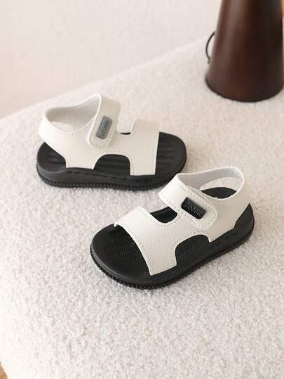 1 Pair Summer New Soft Bottom Comfortable Outdoor Sandals, Toddler Baby Shoes