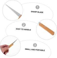 SEWACC 2 Piezas Herramienta De ReparacióN De Escultura Cuchillo De Acero Inoxidable Para Modelado De Arcilla Y Esculpido 6.50 - 1 - Ver 7