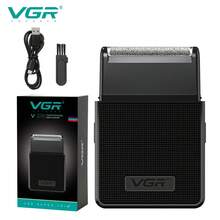 Máquina de afeitar eléctrica VGR V-376 profesional, recíproca y portátil para recorte de precisión, para hombres, para usar en casa o en movimiento - Multicolor - Ver 13