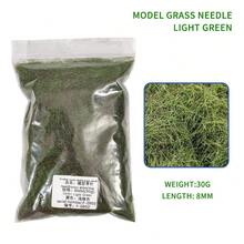 30g 8mm Miniature Model Grass Turf Scenery Landscaping Material - As Photos - View 19