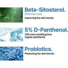 Panthenol Skin Repair Cream (50ml): Crema para la cara hidratante diaria | Reconstruye barrera cutánea con beta-sitosterol y pantenol | Skin care, cremas, tratamiento de rojeces y acné - Blanco - Ver 4