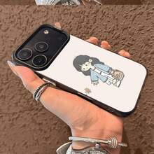 A Gift for Christmas And Thanksgiving, a Colored Silver Printed Phone Case Designed for The for  17, Compatible with for  Models 17, 16, 15, 14, 13, 12, 11, Plus Pro Max. Perfect As a Birthday Present for a Girlfriend, Boyfriend - Negro - Ver 3