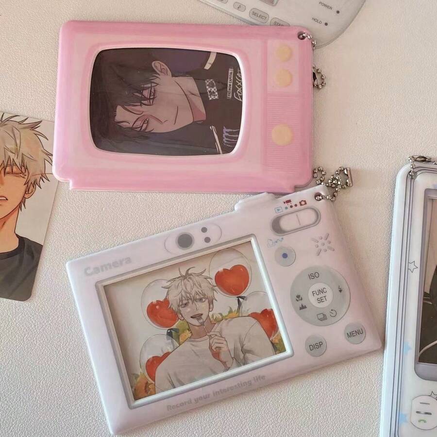 Porte-carte de photocard d'idole Kpop, Classeur de collection de cartes Rumi, Étui multifonctionnel pour cartes d'identité et cartes de crédit, Protecteur résistant aux rayures et imperméable, Cadeau de faveur de fête, Livre de stockage de périphériques IP - Multicolore - Voir 1