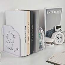 Bookshelf Desk-Top Student Bookcase Children's File & Document Organizer Rack Office Desk Storage Shelf, Minimalist Design