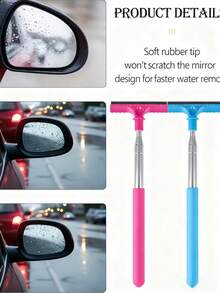 Multifunctional Defogger Quickly Removes Dew From Car Windows And Rearview Mirrors, Suitable For Travelers, Portable Snow Brush, Can Be Used For Car, Kitchen, Home Cleaning, Travel Essential, Cleaning Tool, Holiday Necessity, Summer Supplies - Multicolor - View 10