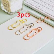 20pcs Stainless Steel Multi-Functional Metal Clips Set, Large Capacity Notebook & Journal Accessories With Pen Holder, Office & Study Supplies Organizer - Multicolor - View 9