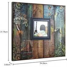 MBI Vintage Travel Post Álbum, Encuadernado para Scrapbook, con Ventana, 30 x 30 cm(Transparente Viajes clásico) - Multicolor - Ver 5