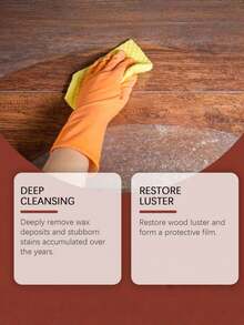 高级蜂蜡木器抛光剂，适用于红木家具、木地板、实木家具，蜂蜡护理，家具保养，酒店适用 - 彩色 - 查看 5