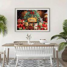 1000 Piece Large Puzzle - 3D Winter Wonderland, Including Cats, Dogs, Trees, And Snow Houses - Adult Brain Challenge, Family Game Night, Holiday Decoration, 1000 Piece Adult Puzzle (Color Coded Pieces) - Adult Puzzle - Adult Puzzle - Multicolor - View 5