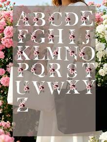 1pc Customizable Name Folding Canvas Tote Bag, Unique, Lightweight, High Capacity, Casual, Fashionable, Delicate Romance,Custom Bridesmaid & Beach Tote - Personalized Canvas Handbag With Name, Perfect For Weddings, Bridal Parties & Travel - Ivory, Perfect Holiday Personalized Gift For Halloween/Christmas/Thanksgiving.Suitable As A Hand Bag, Shoulder Bag, Casual Or Shopping Bag,Students, Freshman, Sophomore, Underclassmen, - Multicolor - View 6