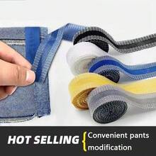 自粘式免剪裤脚长度调节贴纸 - 轻松调节裤长！ - 藍色 - 查看 2