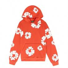 Denim Tears 'The Cotton Wreath'New Item Autumn Winter Hoodie Loose Drop Shoulder Hooded Hot Item Women Sweatshirt Men's Autumn Winter Hoodie Loose Drop Shoulder Hooded Women/Men Sweatshirt , With Modern Men Breathable Technology, Loose Urban Functional Wear, High-End Cotton For Urban Street Style, Loose Silhouette Gender-Neutral Design, Mixed-Color Cotton For Low-Profile, Preferred Choice For Cafes And Hiking - 查看 1