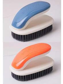 2 st orange och blå multifunktionella skoborstebrädor