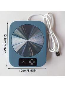 自动温控杯垫，电热咖啡杯垫，适用于办公桌，情侣、男女皆宜的酷炫情人节礼物，办公桌配件，简约加热器，光滑表面，智能咖啡保温器，情侣礼物，咖啡爱好者的理想之选。