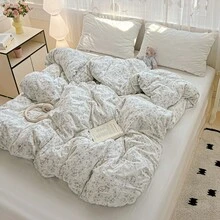 3pcs Minimalist Digital Print Soft & Comfortable Bedding Set - 1 * Duvet Cover + 2 * Pillowcases, No Filler, Skin-Friendly Brushed Printed Bedding Set, Suitable For Bedroom, Guest Room, King/Queen/Twin Bed, All Seasons, Machine Washable - Multicolor - View 7