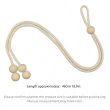 2pcs Simple Curtain Tie Backs, Adjustable Curtain Tiebacks, Curtain Rope Holders, French Voile Curtain Tiebacks, No Drill Movable Universal Curtain Decorative Tiebacks, Living Room Bedroom Decor