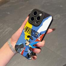 Funda de Teléfono Estilosa con Anime Genial I-Invincibles, Compatible con los Modelos de  17, 16E, 16, 15, 14, 13, 12, 11, Mini, Pro, Max, Air, X, XR, XSMAX, 8 y 7 Plus. Ofrece protección anti-caídas con una funda trasera de TPU suave. - Mezcla de colores - Ver 3