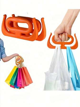 1PC Heavy Duty Shopping Bag Holder - Ergonomic Multi-Purpose Lifting Hooks,Shopping Bag Holder, Grocery Bag Carrier, Plastic Bag Handles, Bag Lifting Tools, Anti Strangulation Handles, Carry Groceries, Carry Plastic Bags With Handles, Shopping Carry Groceries Buy Groceries Gods For Shopping, Travel, Home & Kitchen | Portable Effort-Saving Organizer