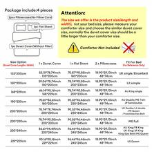 4 件套 Maillard 羽绒被套套装,砖红色和黑色格子,双层雪纺,涤纶,(1 个羽绒被套 + 1 个床单 + 2 个枕套),适合秋冬季,卧室装饰,节日礼物,不包括枕芯,枕套图案随机裁剪 - 黑紅 - 查看 4