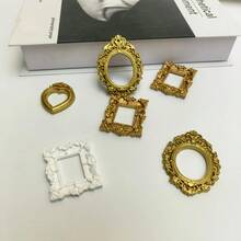 复古欧式迷你金色相框道具、美甲饰品项链、装饰品、珠宝摄影背景配件/装饰挂画/装饰相框 - 彩色 - 查看 11