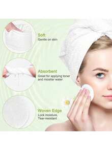 Lint-Free Pads For Face, Nails, Makeup, Manicure, Pedicure - Multicolor - View 3