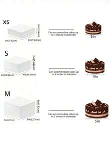 Senmeo 6-Piece Acrylic White Square Storage Boxes, Desktop/Festival Dessert Display - Multi-Use Christmas Organizer - trắng - Xem 7
