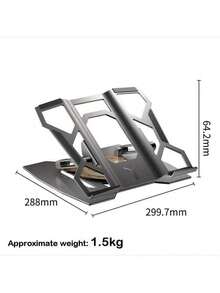 Lenovo 拯救者 Z7 辦公室學習散熱支架 無段高度調整 視線平視設計 緩解頸椎壓力 金屬質感 鏤空通風 防滑防刮 - 雪刃 - 查看 6