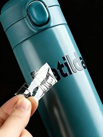 Anpassade UV-överföringsklistermärken, lämpliga för glas/dryck, personlig logotyp, självhäftande matt PVC-glitter, dekorativt mönsterdesign, engångsbruk, förlängd typ, rekommenderas för personalisering av glasytor