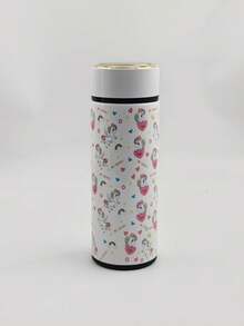 1 Piece, 350ml Insulated Cup, Cartoon-Print Stainless Steel Mug, Suitable For Daily Study And Office Use, An All-Season Gift. - Multicolor - View 16