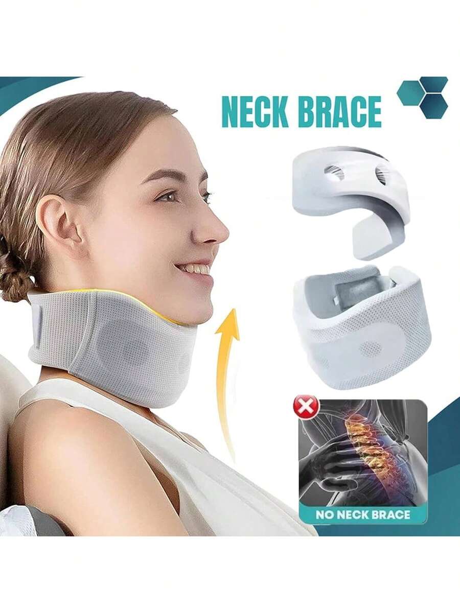 Soft Foam Neck Brace Support Adjustable Braces With Replacement Cover For Home School Office Travel Sleeping Neck Brace For Women