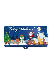 2026新款圣诞老人箔纸折叠红包，圣诞惊喜派对零钱收纳盒，卡通贺卡，创意10卡/6卡/现金礼品钱包，独特多功能现金盒，现金信封，钱包，节日礼品盒（红+蓝+绿） - 彩色 - 查看 12