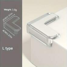 4/8pcs Transparent Furniture Corner Guards, Table Edge Protectors And Window Edge Covers, Suitable For Tables, Cabinets Etc., Reduce Bumps And Damage, Modern Design, Smooth Surface