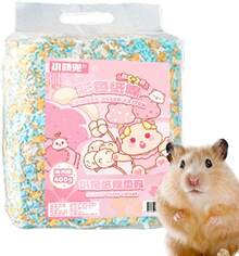 Genérico Ropa De Cama Papel para S Animales Pequeño - Jerbo |   Ropaa Camaa Chinchilla, Conejos, Camma Pequeños - Tres colores naranja y azul. - Ver 5