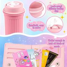 Girls' Fashion Play Handbag Set Imitation Makeup Bag For Pretend Play Parties Princess Toy Set Includes: Handbag, Toy Phone, Watch, Car Keys, Silk Scarf, Credit Card, Wallet The Perfect Birthday Or Christmas Gift For Girls Ages 3-6+ - Multicolor - View 5