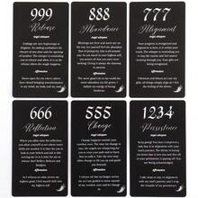 天使低语塔罗牌，休闲派对卡牌游戏，占卜预测卡，包含25张卡牌，小巧便携 - 彩色 - 查看 10