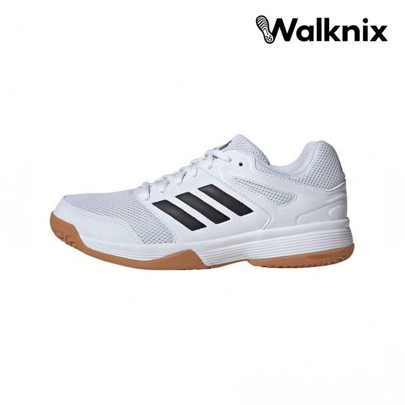 Adidas Speedcourt In Comfortable Versatile Non-Slip Durable Low-Top Training Shoes White Black Sneaker Women IH3159 - 彩色 - 查看 1