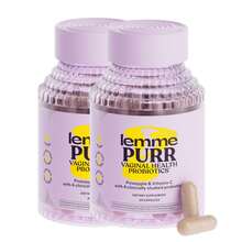 Lemme Purr Vaginal Health Probiotics (60 Veggie Caps) – 2 Caps/Day With Clinically-Studied Strains, Supports Vaginal Freshness & Immune Health, Plus Vitamin C - 2 CÁI - Xem 8