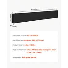 Panneaux de sortie lumineux - 1310 x 190 x 55 mm P10 - Voir 7