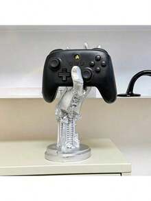 1件未来主义赛博朋克机械臂雕像,黑色手掌,游戏手柄支架,耳机支架,桌面装饰,送给游戏玩家和男士的完美礼物,掌上游戏手柄收纳,家居,客厅,游戏室,桌面支架装饰 - 彩色 - 查看 10