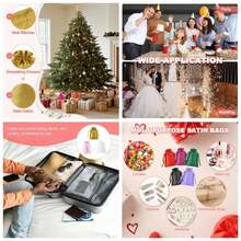 Bolsas de joyera de satn con cordones, bolsas de regalo para arete de seda, bolsa de regalo de boda, 3x 4 pulgadas, aptas para joyas, dulces, Navidad, graduacin, cumpleaos - Varios colores - Ver 1