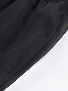 1 件男士户外运动裤，休闲宽松轻便训练长裤，适合跑步、徒步旅行、日常通勤、夏季海滩，多功能条纹及踝慢跑裤 - 深灰色 - 查看 3