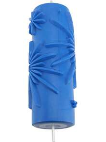 Rodillo de Textura Decorativa con Estampado Azul, Adorno de Goma, Decoración para Obras de Arte, Pintura, Placas de Textura (años) - 098Y - Ver 9