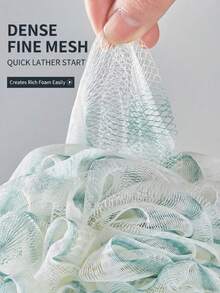 Loofah Bath Sponge - Exfoliating Body Scrubber For Shower & Back Cleaning, Deep Cleansing For Skin, 5 Random Colors, For Men And Women - Random - View 5