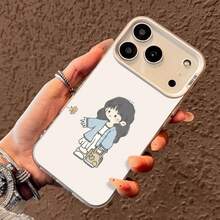 A Gift for Christmas And Thanksgiving, a Colored Silver Printed Phone Case Designed for The for  17, Compatible with for  Models 17, 16, 15, 14, 13, 12, 11, Plus Pro Max. Perfect As a Birthday Present for a Girlfriend, Boyfriend - Blanco - Ver 4