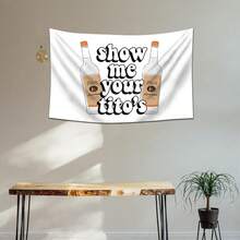 Show Me Your Tito's Flag (60x40in, 150D Poly,Vivid Color) Wall Hanging Tapestry For Dorm Man Cave Store Decor - 彩色 - 查看 3