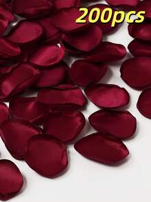 100 cánh hoa hồng đỏ nhân tạo làm quà tặng tốt nhất, trang trí đám cưới, trang trí nhà cửa, trang trí phòng - Màu Đỏ Sâu - Xem 10