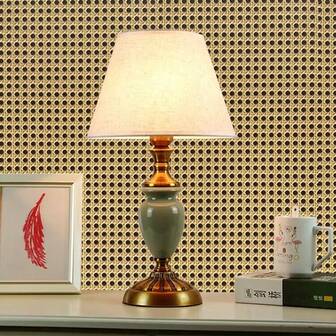 1 Roll 3D Honeycomb Plaid PVC Wallpaper, Chinese Style Woven Bamboo Vintage Decor, Self-Adhesive Wholesale Wall Paper, Suitable For Home Decor, Kitchen Cabinet, Desk & Chair, Room Background, Home Renovation, DIY Projects, Waterproof, Stain-Resistant, Easy To Clean, Removable And Reusable Wallpaper Tiles